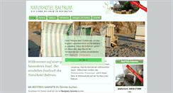 Desktop Screenshot of naturhotel-baltrum.de