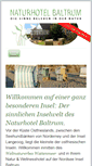 Mobile Screenshot of naturhotel-baltrum.de
